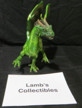 Green luminescent forest dragon Safari Ltd action figurine play toy collectible - £22.49 GBP