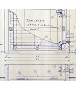 1967 Railroad Bangor Aroostook 6 Cell Battery Box &amp; Cover Blueprint J16 ... - $134.99