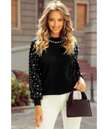 Rylee Pearl Bishop Sleeve Sweater - $673.78 MXN