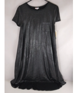 NWT LuLaRoe Carly Black Metallic Dress Size XS - $15.83