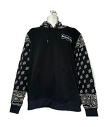 Snoop Dogg Dogg Supply Paisley Black Hoodie Sweatshirt Size M - $24.74