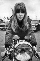 Jane Asher Vintage Pose on Motorbike 1960&#39;s 18x24 Poster - £19.22 GBP