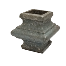 3/4&quot; Cast Iron Baluster Collar Knuckle for Square Pipe Fence Ornamental - £6.35 GBP