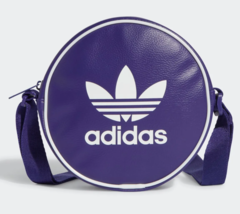 adidas Originals Adicolor Classic Round Bag Unisex Casual Bag Purple NWT... - $44.46