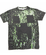 Minecraft Creeper T-Shirt Scruffy Swank Design Youth Large - $19.73