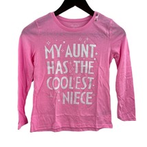 Childrens Place Aunt Has Cool Niece Long Sleeve Tee Size M New - $8.80