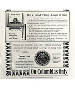 Pope Manufacturing Bicycle Advertisement 1894 Columbia Cranks Art HM1H - €34,35 EUR Pope Manufacturing Bicycle Advertisement 1894 Columbia Cranks Art HM1H - €34,35 EUR