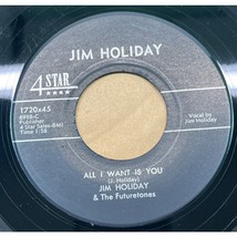 Jim Holiday &amp; the Futuretones All I Want is You / Voice of the Drums 45 DooWop - £51.64 GBP