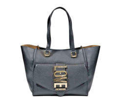Love Moschino Women Bag - Designer Black Tote Bag Fashion Handbag Large - $4,562.17 MXN