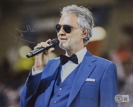 Andrea Bocelli Signed Autographed 8x10 Photo Beckett BAS! - £84.28 GBP