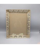 Vintage Gold Filigree Gilt Metal 8x10 Picture Frame - Hollywood Regency MCM - $235.05 MXN