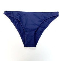 Andie The Cheeky Bikini Bottom Womens Medium Navy Blue High Cut Leg Beachy  - $26.99