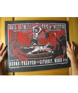 Type O Negative Coal Chamber Poster Concert &#39;03 Signed - $618.35 CAD