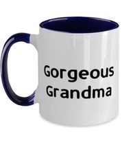 Motivational Grandma Two Tone 11oz Mug, Gorgeous Grandma, Present For Grandmom,  - £15.54 GBP