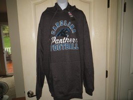 Majestic Carolina Panthers Big &amp; Tall Hoodie, Grey, XLT - £27.82 GBP