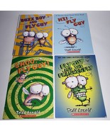 Lot of 4 Tedd Arnold FLY GUY Books Scholastic Shoo Buzz Boy Fly High Fra... - £11.90 GBP