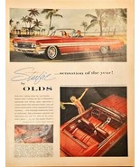 Oldsmobile Starfire Red Convertible Sensation of the year -1961 Vintage ... - $9.74