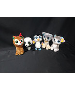 Lot 5 Ty Beanie Boos Plush Stuffed WITH ORIG. TAGS Bamboo Slush Waddles ... - $438.86 MXN