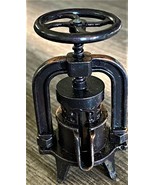 Pencil Shatpner Vintage  Die Cast Metal Pencil Sharpener Grape Press - $11.50