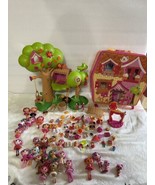 Huge Lot Lalaloopsy Mini 3&quot; figures dolls Playsets treehouse pets storag... - £77.86 GBP