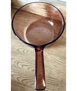 Vintage Corning Vision Amber 1.5 Liter Saucepan Pot NO Lid USA Good Cond... - $19.79