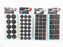 Self Adhesive Floor Protector Pads Furniture Table Leg Glides Sliders Scratch - £5.07 GBP