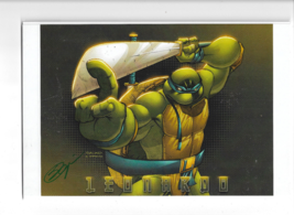 Leonardo Comic Size Print Signed by Sajad Shah. NM Beautiful. - £30.96 GBP