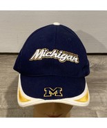 VINTAGE Michigan Wolverines Hat SnapBack Retro Twin Enterprises Navy Yellow - $27.83