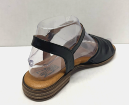 MIZ MOOZ WOMEN&#39;S  ANKLE  BUCKLE SANDALS  BLACK 37EU / 7US  # K-94 - $79.15