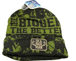 I&#39;m a Rack Man &quot;Bigger the Better&quot; Knit Beanie Hat Ski  Unique Beanie NEW - £6.17 GBP