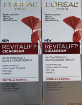 2 LOreal Paris Skin Care Revitalift Cicacream Anti Wrinkle + Skin Barrier Repair - £21.01 GBP