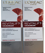 2 LOreal Paris Skin Care Revitalift Cicacream Anti Wrinkle + Skin Barrie... - £20.23 GBP