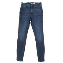 Old Navy Rockstar High Rise Super Skinny Secret Slim Blue Jeans size 2 Dark Wash - £17.98 GBP