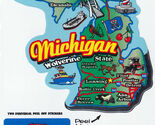 Michigan State Map Die Cut Sticker - $5.40