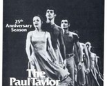 Playbill Paul Taylor Dance Company 25th Season 1980 New York City Center - £11.82 GBP