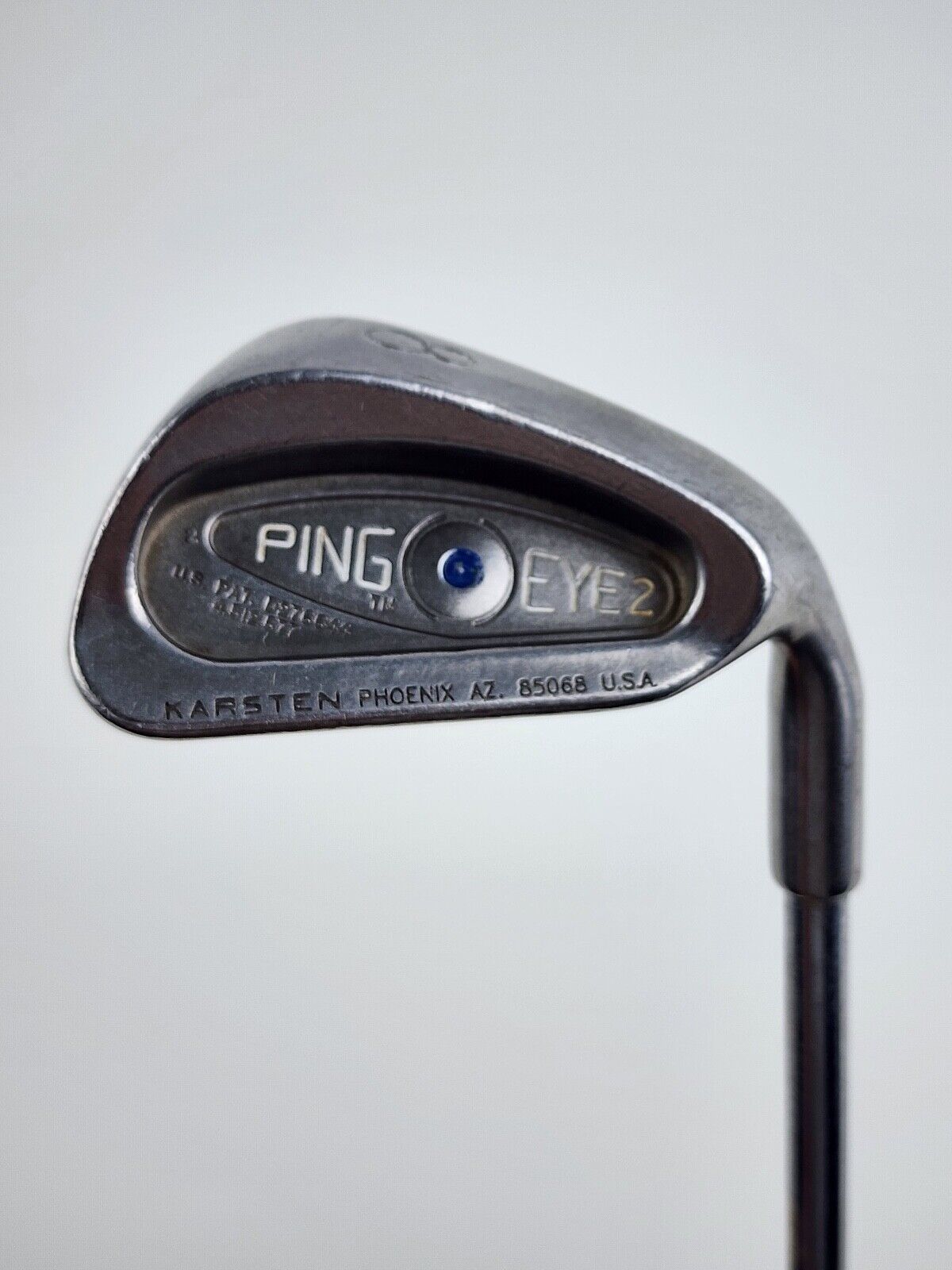Primary image for Ping EYE 2 single 8 Iron Blue Dot Steel Shaft Stiff RH golf club 37" length
