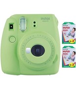 Lime Green Fujifilm Instax Mini 9 Instant Camera With Two Packs Of 40-Ex... - £91.63 GBP