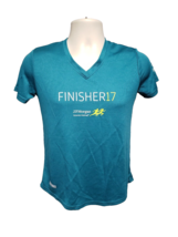 2017 JP Morgan Corporate Challenge Finisher Womens Small Green Jersey - £14.80 GBP