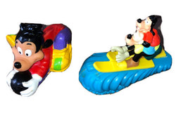 Burger King Goof Troop Skiing &amp; Max Bowling Set Of 2 Pull &amp; Go Friction ... - £3.88 GBP