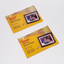 2 Packs of 20 Kodak Ultima Picture Paper 4x6" Photo High Gloss - FOR ALL INKJET - $15.13