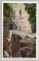 Watkins Glen NY Sentry Bridge And Upper End Of Tunnel Postcard M30 - £3.94 GBP