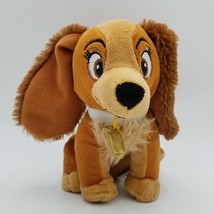 Disney Lady and The Tramp Lady Plush 6.5&quot; Tall Small plush Toy Cute &amp; So... - $9.89