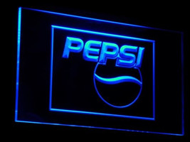 Pepsi Cola Logo Led Neon Sign Hang Wall Home Decor, Bar, Pub, Craft Art Glowing - £20.32 GBP+