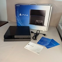 PlayStation 4 PS4 500GB Console With Power Cord, Booklets, &amp; Box CUH-1001A - $134.83