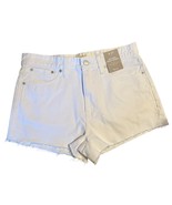 Madewell Relaxed Mid-Rise Denim Shorts in White Wash ND717 Size 29 NEW - $47.39 CAD