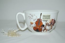 Aim Gifts Music Upright Bass Saxophone Cup and Saucer Set Comes in Gift Box image 5