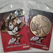 Persona 5 Royal Ann Takamaki Limited Edition Enamel Pin &amp; Gold Emblem Bundle - £19.72 GBP