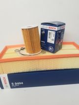 VW Golf MK 6 VI 1.6TDi Genuine Bosch Oil &amp; Air Filter Service Kit P7023 S9404 - $53.17