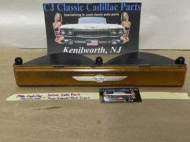 86 Cadillac Fleetwood Left Side Front Turn Signal Park Marker Light Amber Lens - £77.76 GBP