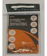 South Bend Stainless Steel Fishing Split Rings 20 LBS Size 2, 10 Rings SR-2 - $8.12 CAD